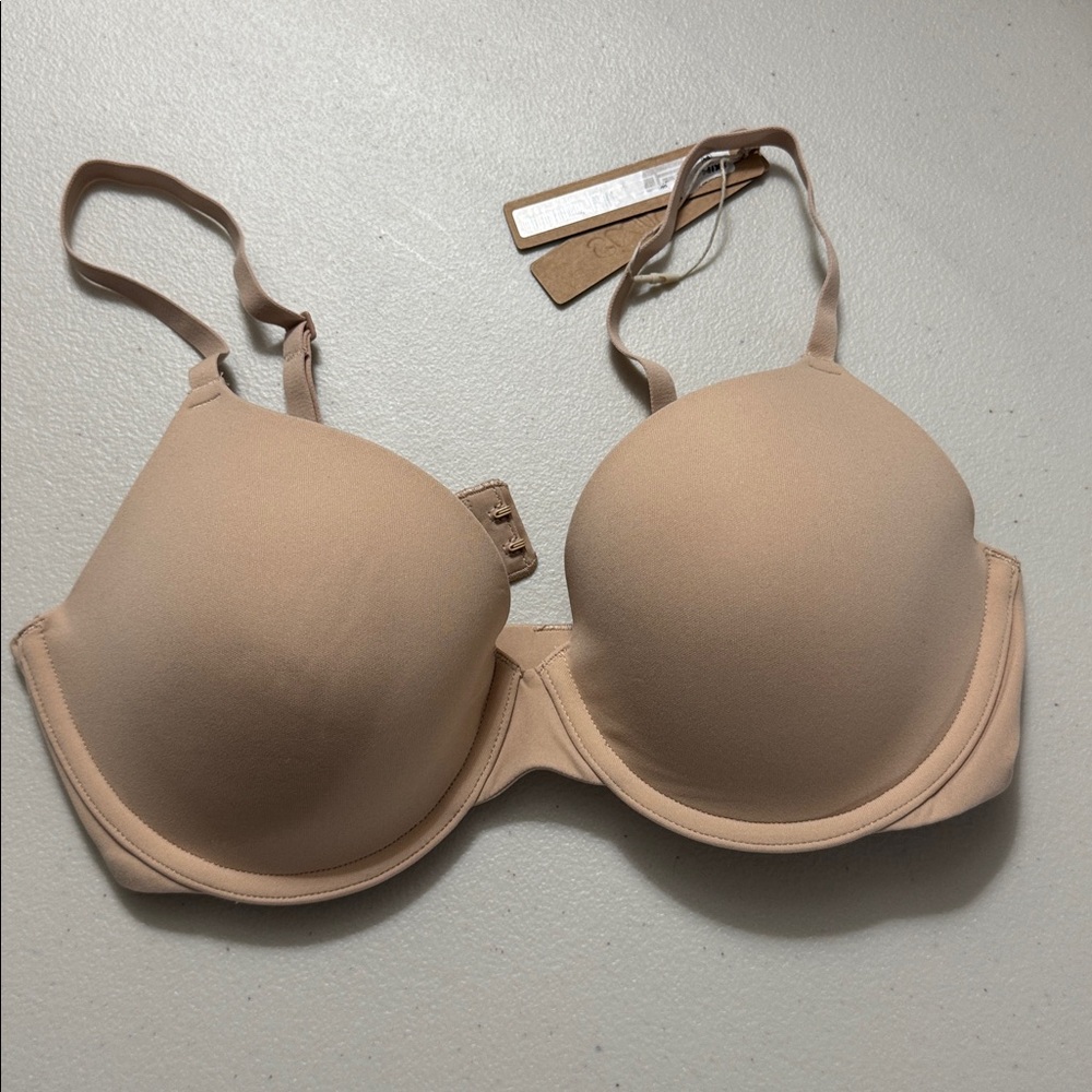 SKIMS Fits Everybody T-Shirt Bra 34C Clay NWT